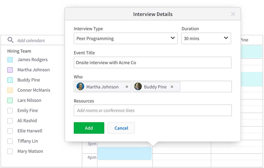 candidate interview scheduling